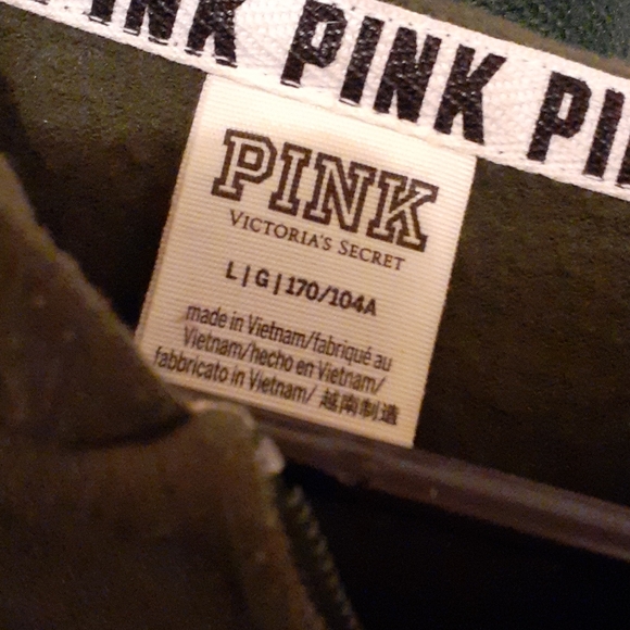 Green pink zip-up hoodie - Picture 2 of 2